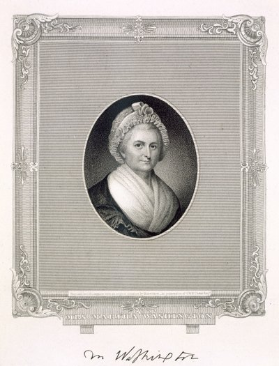 Martha Washington, Engraved by James Barton Longacre by Robertson